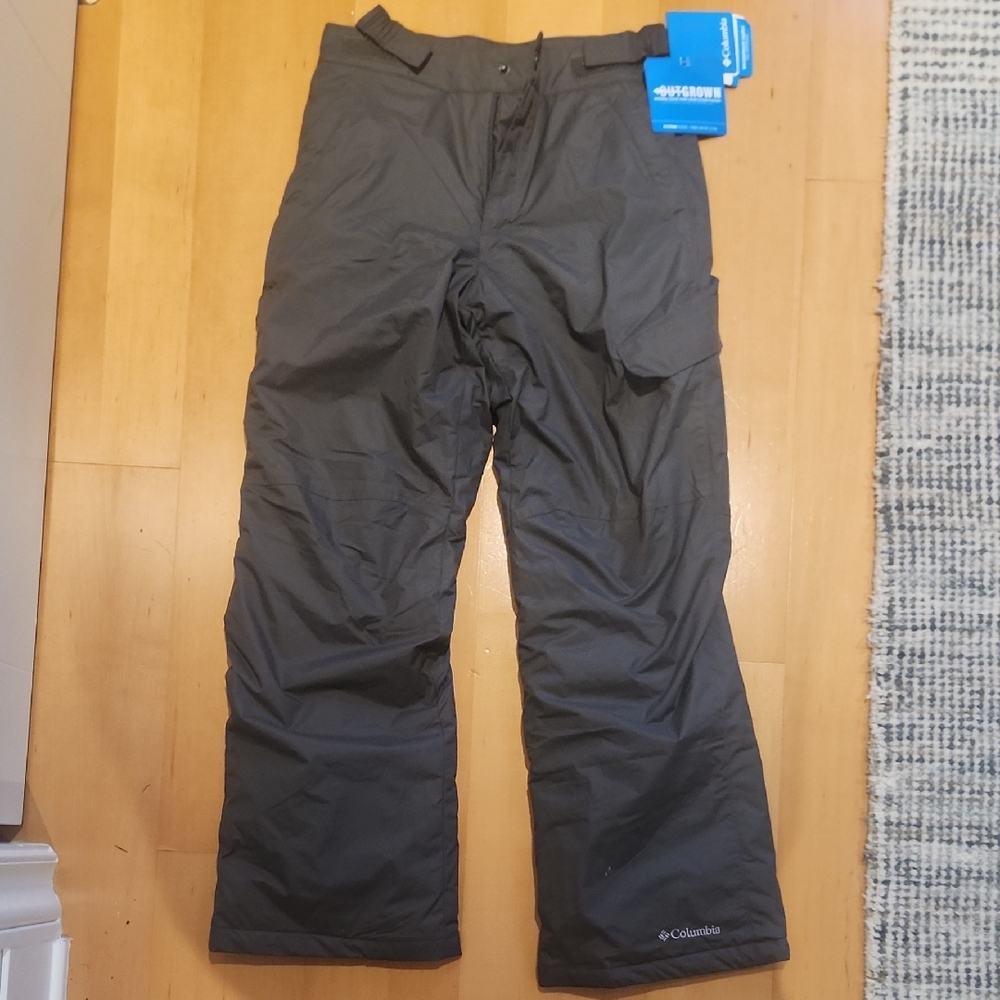 Columbia Youth Ski Pants, Gray, NWT. Size L/ 14-16.